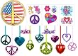 70's Groovy Theme Party Supplies - Balloon and Favors
