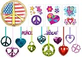 70's Groovy Theme Party Supplies - Balloon and Favors