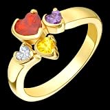 Dacio - Elegant Gold Family Ring - Custom Made to your specifications!