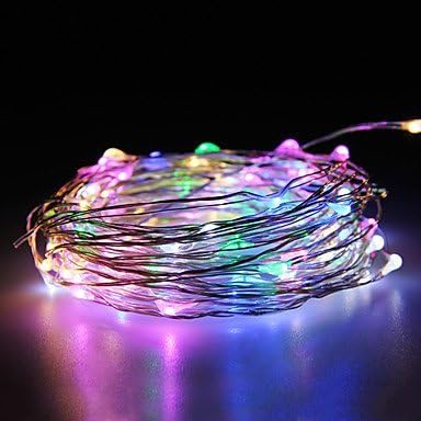 Waterproof 10W 100x0603SMD Soft Copper Lamp Multicolored RGB Lights(DC 12V/1000cm)