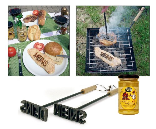 2er Set Grill Brandeisen MEINS und DEINS von Michelin