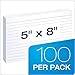 Oxford 51EE Ruled Index Cards, 5