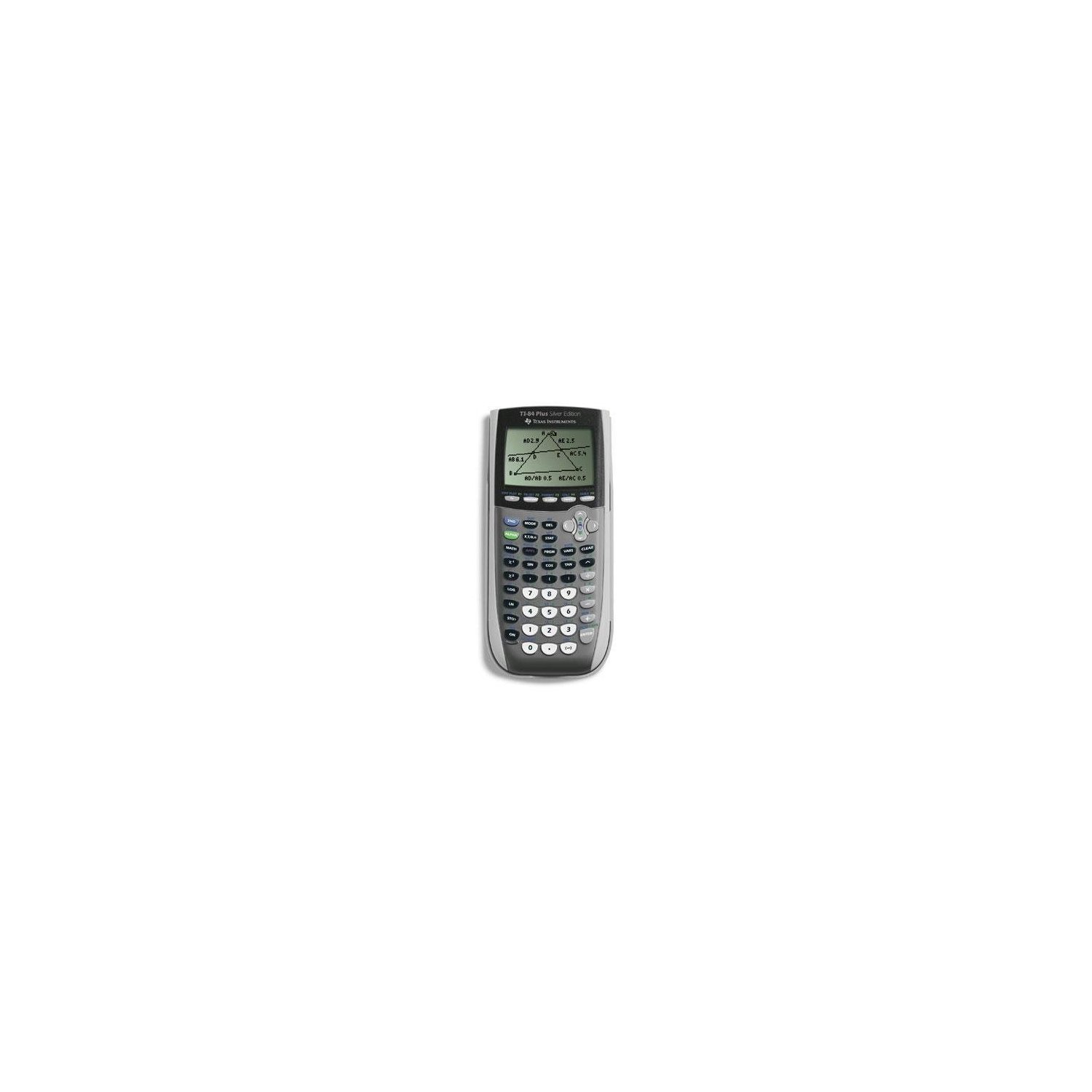 New Texas Instruments 84 Plus Silver Graphic Calculator 8 Lines 16 Characters Business Functions