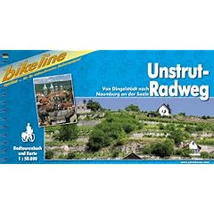 Unstrut Radweg: Von Dingelst�dt an die Saale 1 : 50 000. Radtourenbuch