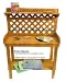 Cedar Potters Potting Bench Table for Garden