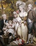 Group Portrait Of Sir John Taylor by Daniel Gardner. Art Print GICLEE on CANVAS 15.75 inches width by 18 inches height. Highest Quality