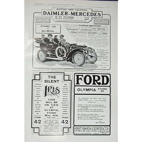 L'Automobile 1907 de Daimler Ford Irisent Clyde Rover Reo