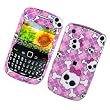 RIM Blackberry Gemini Curve 8520 & 8530 (T-Mobile/ AT&T) Snap-On Protector Hard Case Image Cover "Punk Rock Cutie" Design