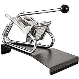 Paderno World Cuisine Manual French Fry Maker, Stainless Steel