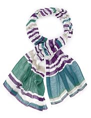 Classic Collection Lightweight Palma Striped Scarf