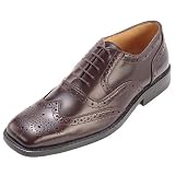 Rahmengenähte Mailando Designer Herrenschuhe, Gr.: 41-45, braun