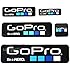 Generic Black Decal Stickers Graphics Set for GoPro 4 3+ 3 2 1 camera
