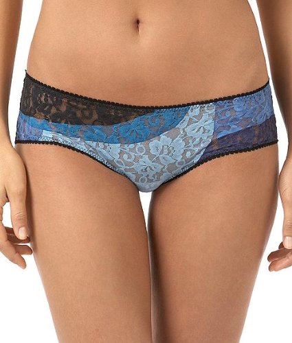 OnGossamer Basal Art Stretch Lace Boyshorts Panty