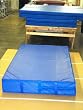 Blue 4'x8'x8" Landing Mat Gymnastics