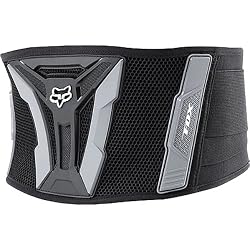 Fox Racing Turbo Adult Kidney Belt Dirt Bike Motorcycle Body Armor - Black/Grey