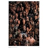 Star Wars ~ Star Wars Poster ~ Rare Art Collage of Characters!!!~ 24" x 36"