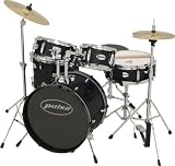 Pulse 5-piece Junior Drum Set Black