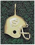 LogoArt Stanford Cardinal 10K Gold Team Helmet Pendant