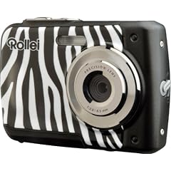 Rollei Sportsline 60 Digitalkamera Zebra (5 Megapixel, 8-fach digitaler Zoom, 6,1 cm (2,4 Zoll) Display, 3m wasserdicht)