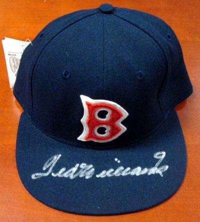 Ted Williams Autographed Boston Red Sox Hat PSA/DNA #J26765 - Autographed MLB Helmets and Hats