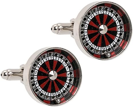 Working Roulette Wheel Cufflinks
