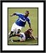 Eddie Johnson Kansas City Wizards MLS Soccer Framed 8x10 Photograph Tackled