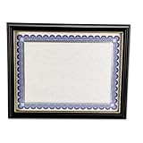 Nu-Dell Value Pack Deluxe Document Frames Black With Gold Stripe 8.5 X 11 U ....