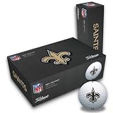 Titleist New Orleans Saints Half Dozen Set of Golf Balls