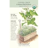 Botanical Interests 7606 Cover Crop Common Buckwheat Organic Large Seed Packet