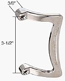 CRL 3-1/2 Chrome Inside Shower Door Pull Handle