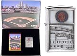 Wrigley Field Brushed Chrome Zippo Lighter