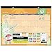 AT-A-GLANCE Monthly Desk Pad Calendar, Paper Flowers Design, Academic Year, 12 Months, July 2015-June 2016, 21.75 x 15.5 Inch Page Size (5035-A5)
