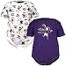 Baltimore Ravens Purple & Print Newborn 2-Pack Bodysuit Set