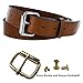 Hanks Gunner - USA Made Concealed Carry CCW Leather Gun Belt - 100 Year Warranty - 14 Ounce - Oak - 40