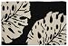 Trina Turk New Leaf Hook Rug, Black, 3' x 5'