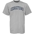 Georgetown Hoyas Ash Vertical Arch T-shirt
