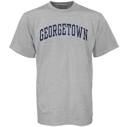 NCAA Georgetown Hoyas Ash Vertical Arch T-shirt
