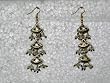 Meenakari Earring Set- 2 Antique Black Silver Finish Dangling Earrings