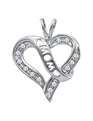 0.12CTW DIAMOND MOM PENDANT