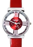 Bolun - Montre Homme - Quartz - Synth??tique - ??l??gant roug synth??tique