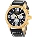 Invicta Men's 1428 II Collection Chronograph Black Dial Leather Watch