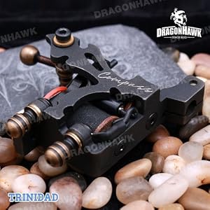 Compass Tattoo Machine Trinidad Liner 10 Wraps Steel Frame WQ2066-1