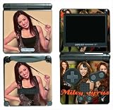 Hannah Montana Miley Cyrus Vinyl Decal Skin Protector Cover #3 for Nintendo GBA SP Gameboy Advance Game Boy