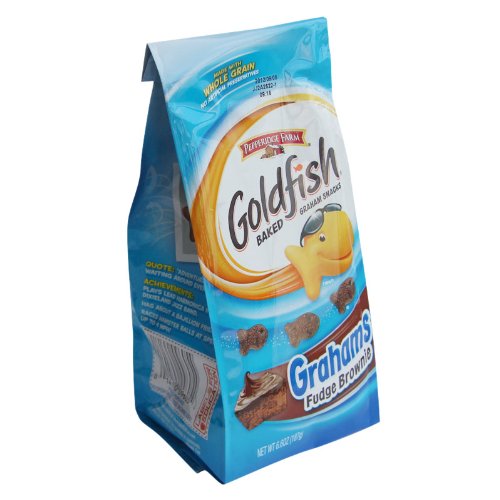 Pepperidge Farm Goldfish Grahams Fudge Brownie Baked Graham Crackers 6.