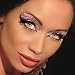 Passion Xotic Eyes Pink Glitter Eyes Rhinestone Costume Accessory Dancer