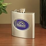 MLB Colorado Rockies Stainless Steel Flask