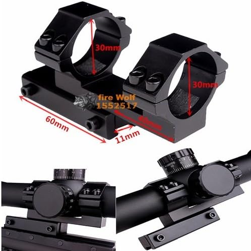 1 pc Extended DIY 30mm Ring 11mm Dovetail Rail Z type Scope Mount fit for Rifle Scope Hunting