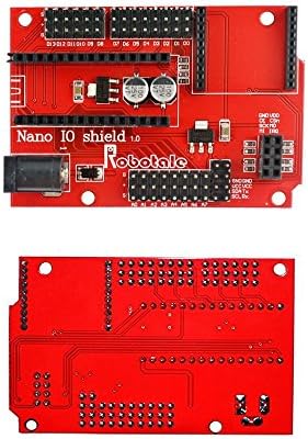 1PCS Arduino Nano 328P IO Shield Expansion Board Wireless Xbee Socket
