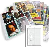 Produkt-Bild: 25 x SAFE AUTOGRAMMKARTENH&Uuml;LLEN DIN A4 NR. 5475 - 4 TASCHEN 10 x 15 CM - DIN A4 BLATTFORMAT - PLATZ F&Uuml;R BIS ZU 200 BILDER - IDEAL F&Uuml;R AUTOGRAMME - FOTOS - ALTE / NEUE POSTKARTEN - UNIVERSAL LOCHUNG - DOKUMENTENECHT - TRANSPARENT - WEICHMACHERFREI