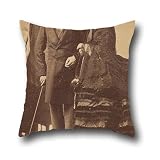 Oil Painting AndrÃ© Adolphe-EugÃ¨ne DisdÃ©ri (French - NapolÃ©on III Et EugÃ©nie Pillowcase 18 X 18 Inches / 45 By 45 Cm For Father,boy Friend,family,club,kitchen,bedroom With Double Sides